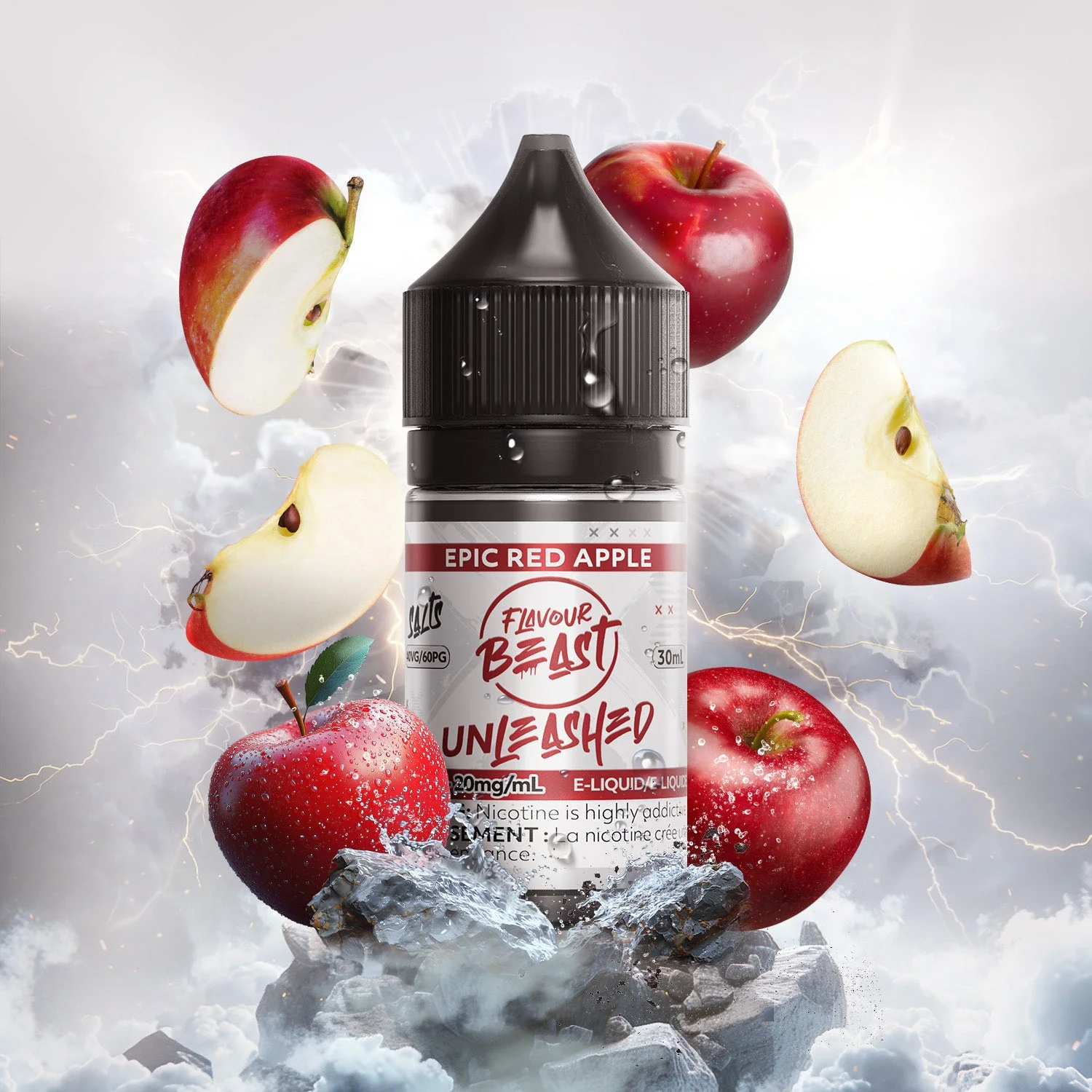 FLAVOUR BEAST 20MG UNLEASHED EPIC RED APPLE UNLEASHED EPIC RED APPLE FLAVOUR BEAST E-Liquids 12-20mg available at Puff N Pass Vapes in Abbotsford BC