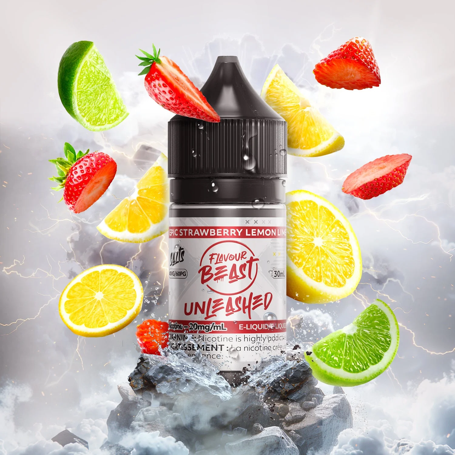 FLAVOUR BEAST 20MG UNLEASHED EPIC STRAWBERRY LEMON LIME UNLEASHED EPIC STRAWBERRY LEMON LIME FLAVOUR BEAST E-Liquids 12-20mg available at Puff N Pass Vapes in Abbotsford BC