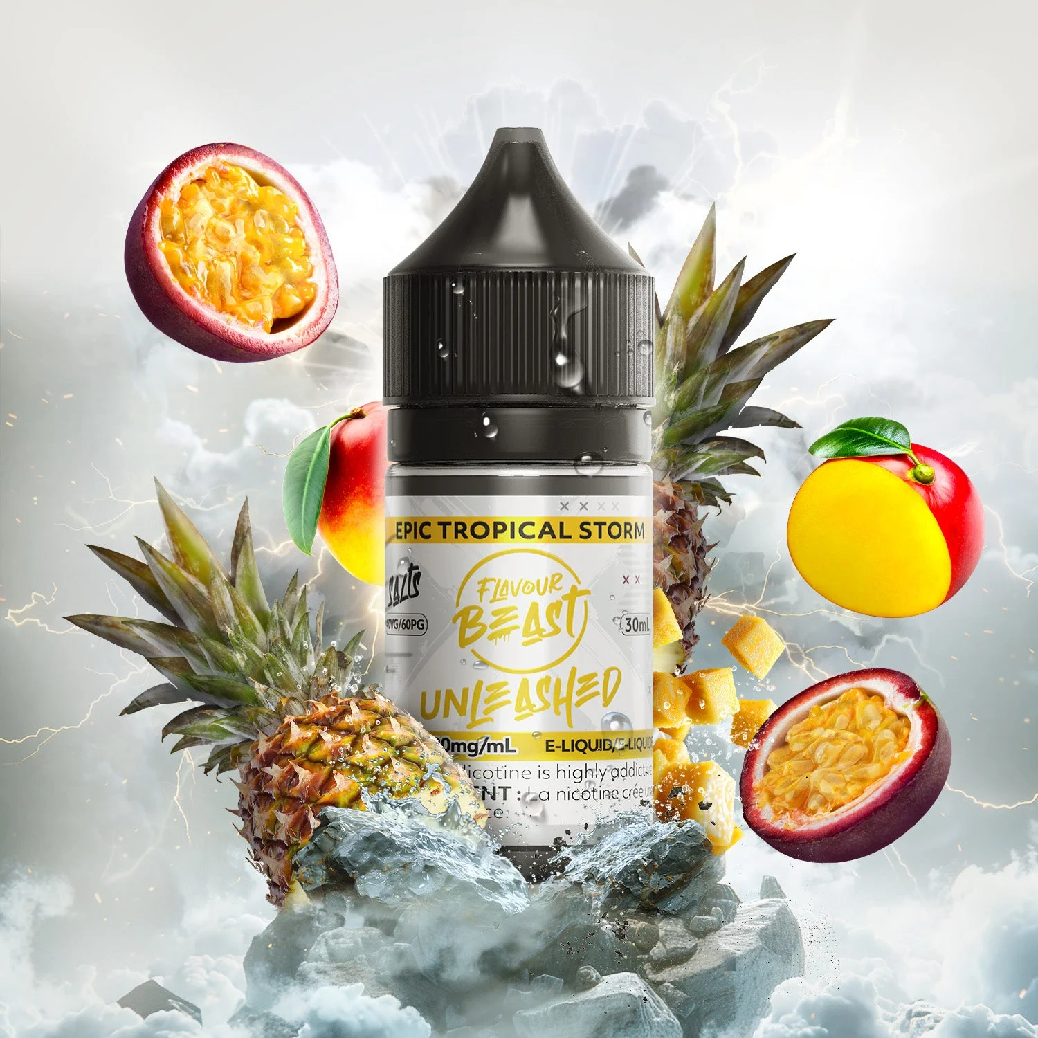 FLAVOUR BEAST 20MG UNLEASHED EPIC TROPICAL STORM UNLEASHED EPIC TROPICAL STORM FLAVOUR BEAST E-Liquids 12-20mg available at Puff N Pass Vapes in Abbotsford BC