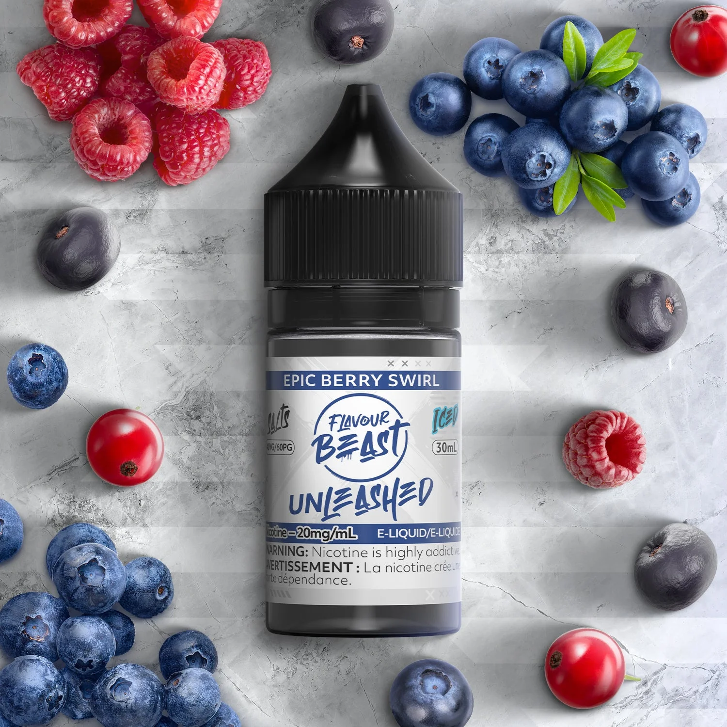 FLAVOUR BEAST 20MG UNLEASHED ICED EPIC BERRY SWIRL UNLEASHED ICED EPIC BERRY SWIRL FLAVOUR BEAST E-Liquids 12-20mg available at Puff N Pass Vapes in Abbotsford BC