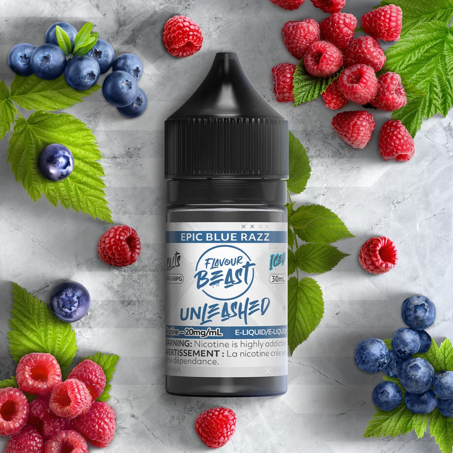 FLAVOUR BEAST 20MG UNLEASHED ICED EPIC BLUE RAZZ UNLEASHED ICED EPIC BLUE RAZZ FLAVOUR BEAST E-Liquids 12-20mg available at Puff N Pass Vapes in Abbotsford BC