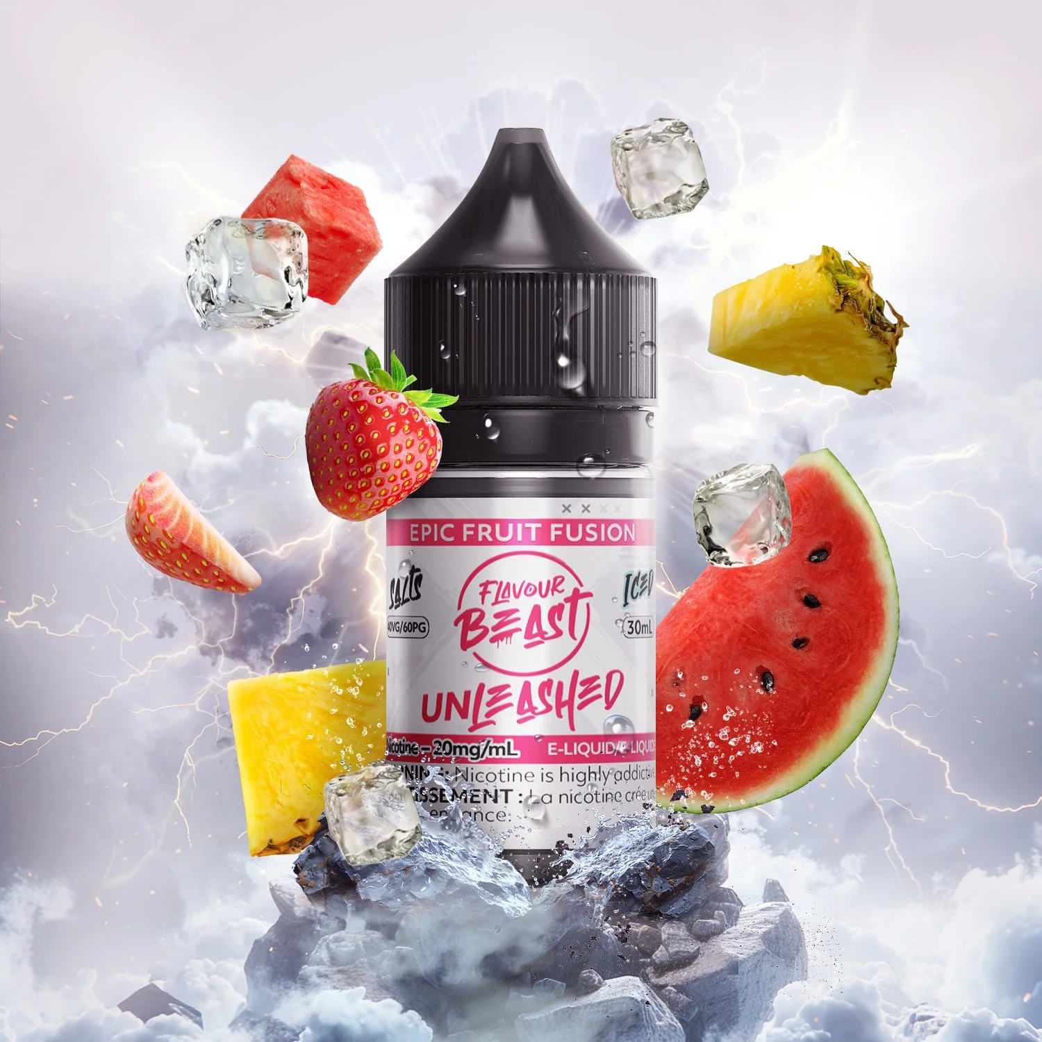 FLAVOUR BEAST 20MG UNLEASHED ICED EPIC FRUIT FUSION UNLEASHED ICED EPIC FRUIT FUSION FLAVOUR BEAST E-Liquids 12-20mg available at Puff N Pass Vapes in Abbotsford BC
