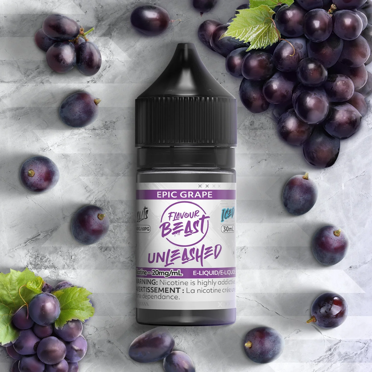 FLAVOUR BEAST 20MG UNLEASHED ICED EPIC GRAPE UNLEASHED ICED EPIC GRAPE FLAVOUR BEAST E-Liquids 12-20mg available at Puff N Pass Vapes in Abbotsford BC
