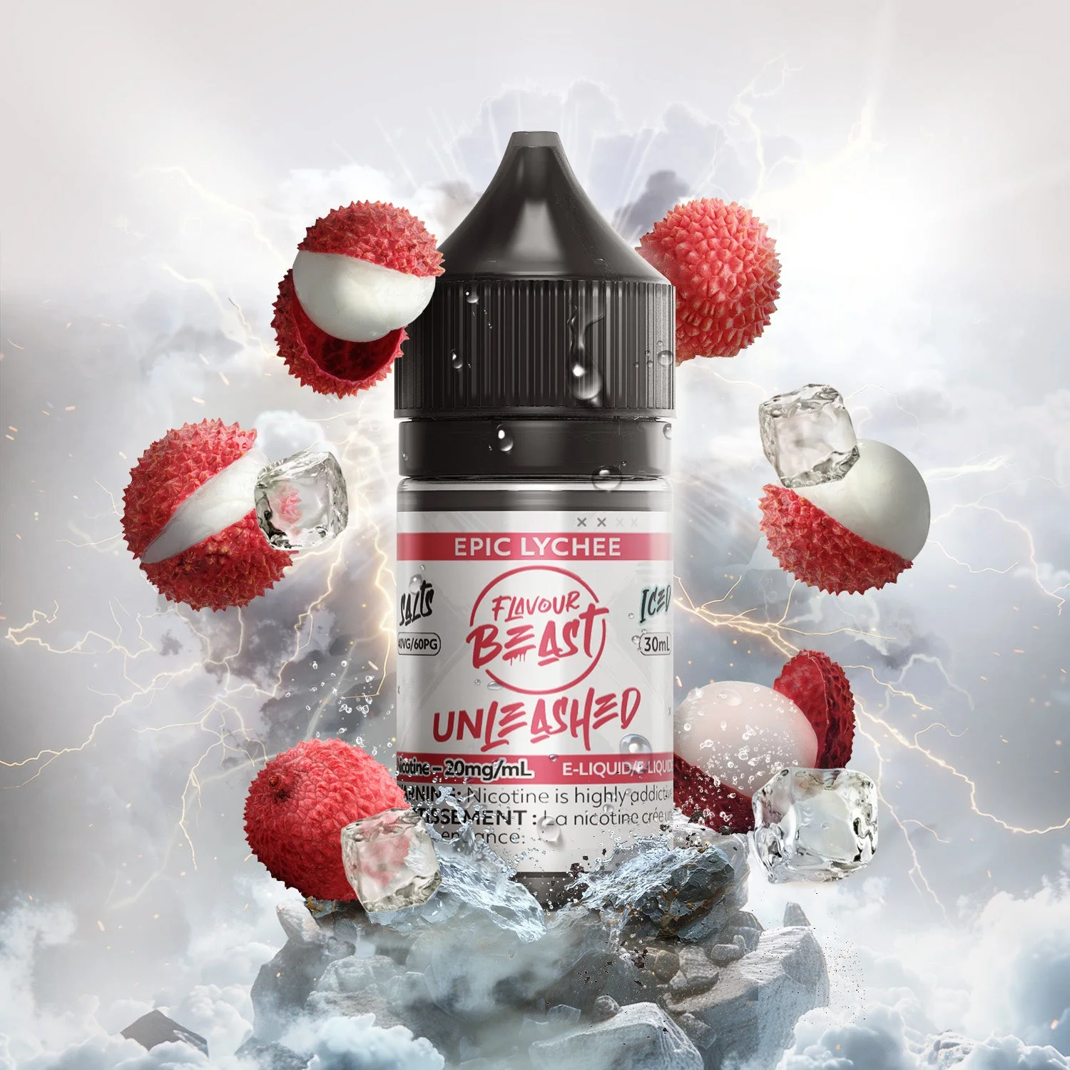 FLAVOUR BEAST 20MG UNLEASHED ICED EPIC LYCHEE UNLEASHED ICED EPIC LYCHEE FLAVOUR BEAST E-Liquids 12-20mg available at Puff N Pass Vapes in Abbotsford BC