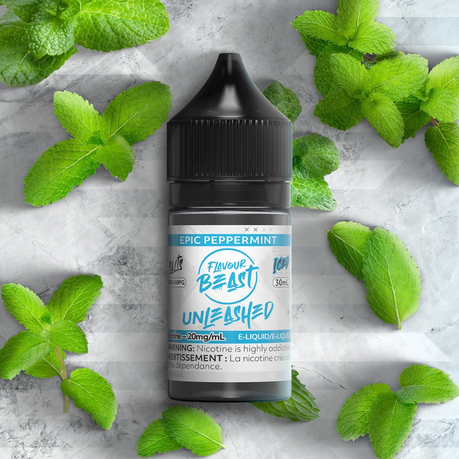 FLAVOUR BEAST 20MG UNLEASHED ICED EPIC PEPPERMINT UNLEASHED ICED EPIC PEPPERMINT FLAVOUR BEAST E-Liquids 12-20mg available at Puff N Pass Vapes in Abbotsford BC