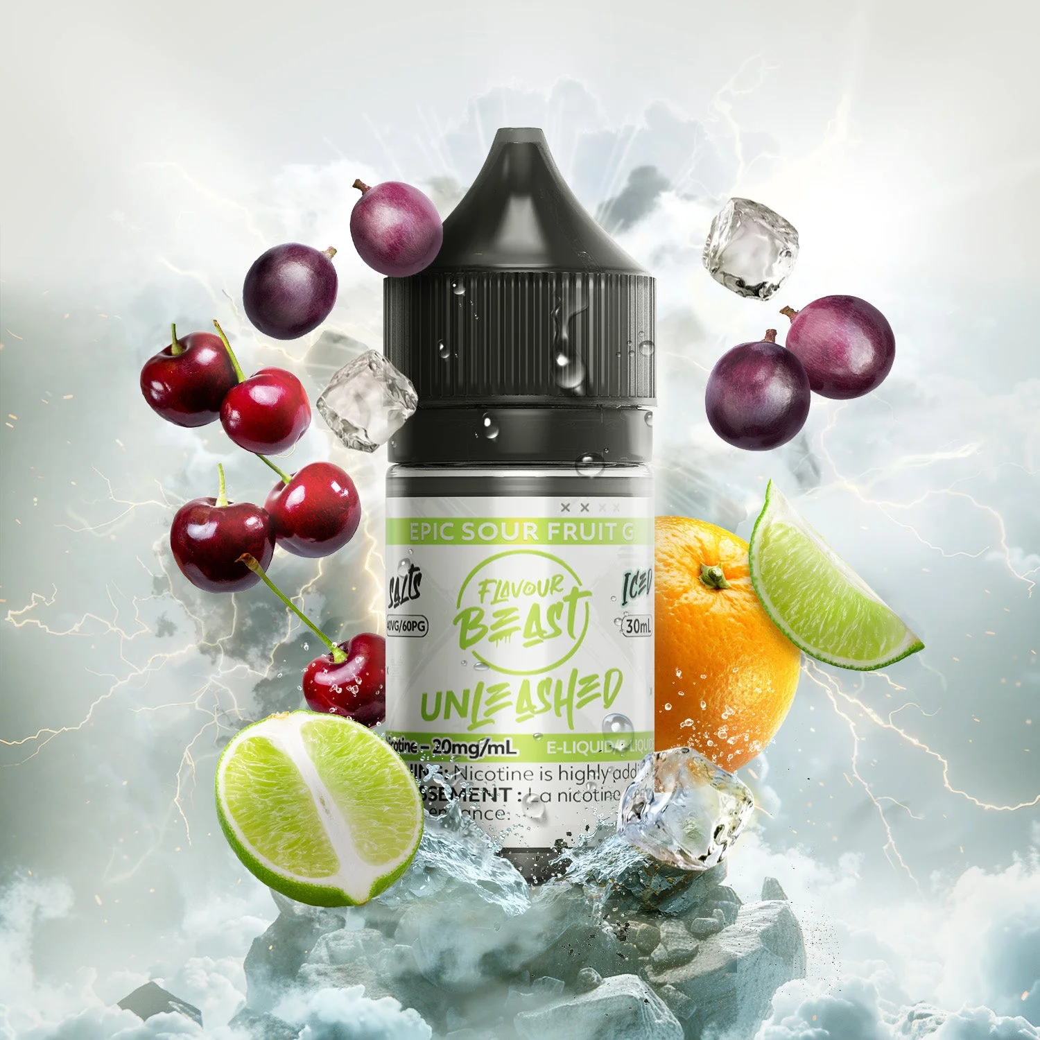 FLAVOUR BEAST 20MG UNLEASHED ICED EPIC SOUR FRUIT G UNLEASHED ICED EPIC SOUR FRUIT G FLAVOUR BEAST E-Liquids 12-20mg available at Puff N Pass Vapes in Abbotsford BC