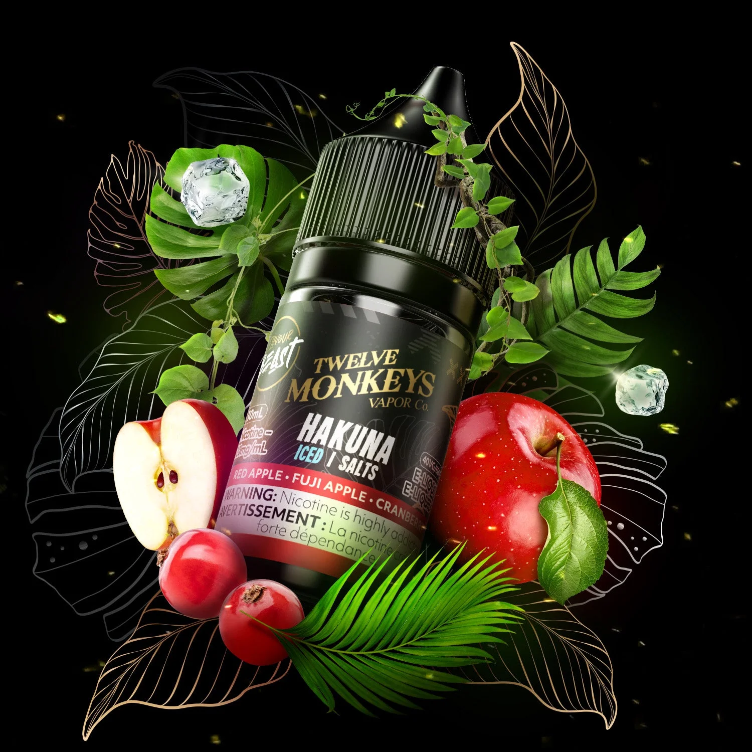 FLAVOUR BEAST X 12 MONKEYS 20MG ICED HAKUNA 12 MONKEYS ICED HAKUNA FLAVOUR BEAST E-Liquids 12-20mg available at Puff N Pass Vapes in Abbotsford BC