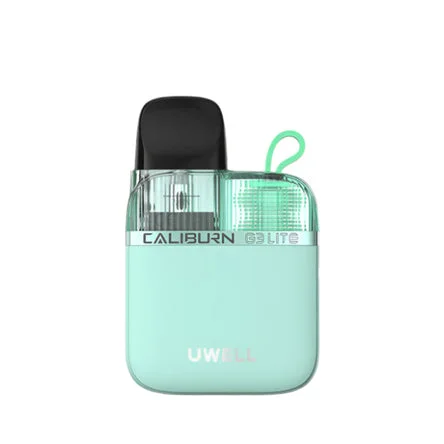UWELL CALIBURN G3 LITE KOKO CYAN LITE KOKO CYAN UWELL CALIBURN Refillable Vapes available at Puff N Pass Vapes in Abbotsford BC