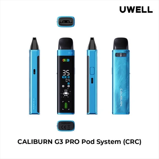 UWELL CALIBURN G3 PRO BROWN LEATHER BROWN LEATHER UWELL CALIBURN Refillable Vapes available at Puff N Pass Vapes in Abbotsford BC