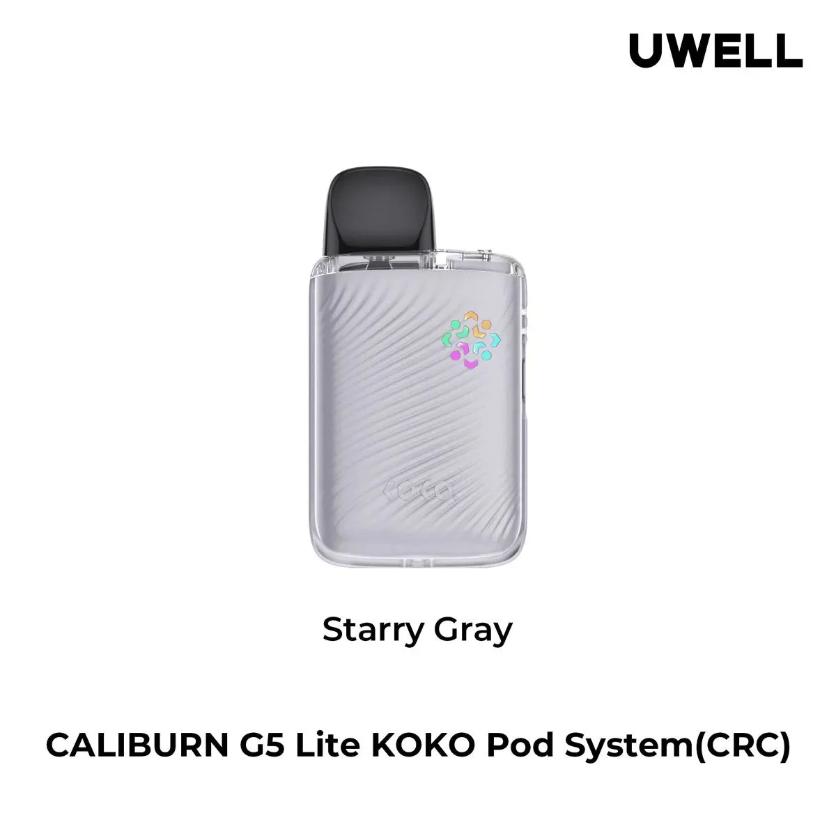 UWELL CALIBURN G5 LITE KOKO STARRY GRAY LITE KOKO STARRY GRAY UWELL CALIBURN Refillable Vapes available at Puff N Pass Vapes in Abbotsford BC