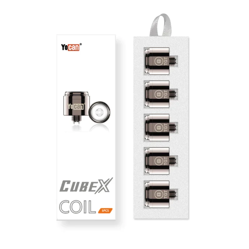 YOCAN CUBEX TGT COIL 5PK CUBEX TGT Yocan Yocan HTC available at Puff N Pass Vapes in Abbotsford BC
