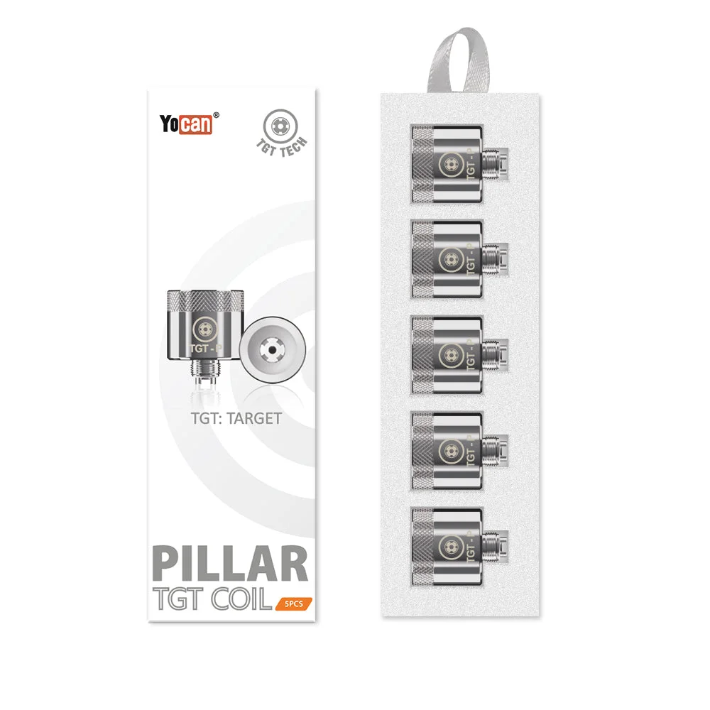 YOCAN PILLAR TGT COIL 5PK PILLAR TGT Yocan Yocan HTC available at Puff N Pass Vapes in Abbotsford BC