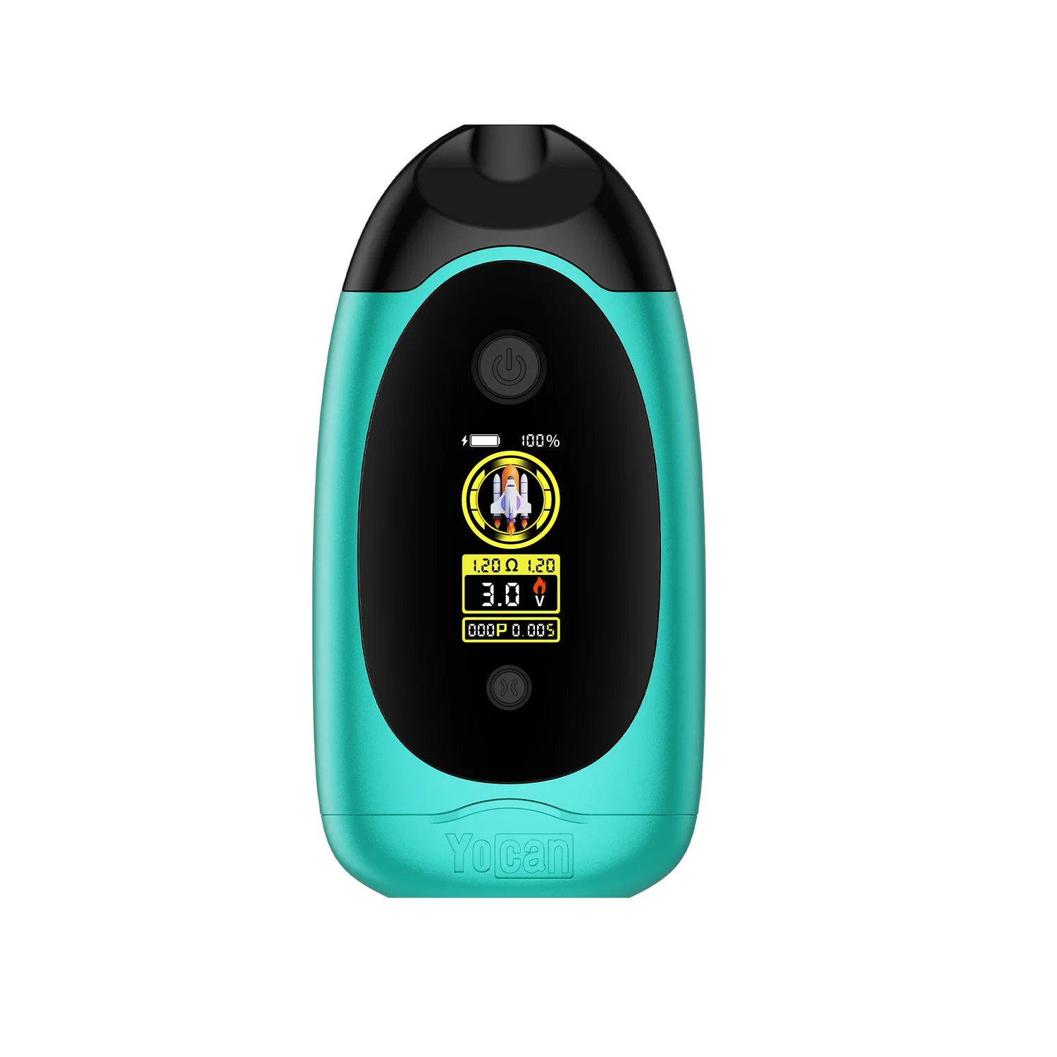 YOCAN DUBB BATTERY TEAL TEAL YOCAN DUBB Yocan HTC available at Puff N Pass Vapes in Abbotsford BC