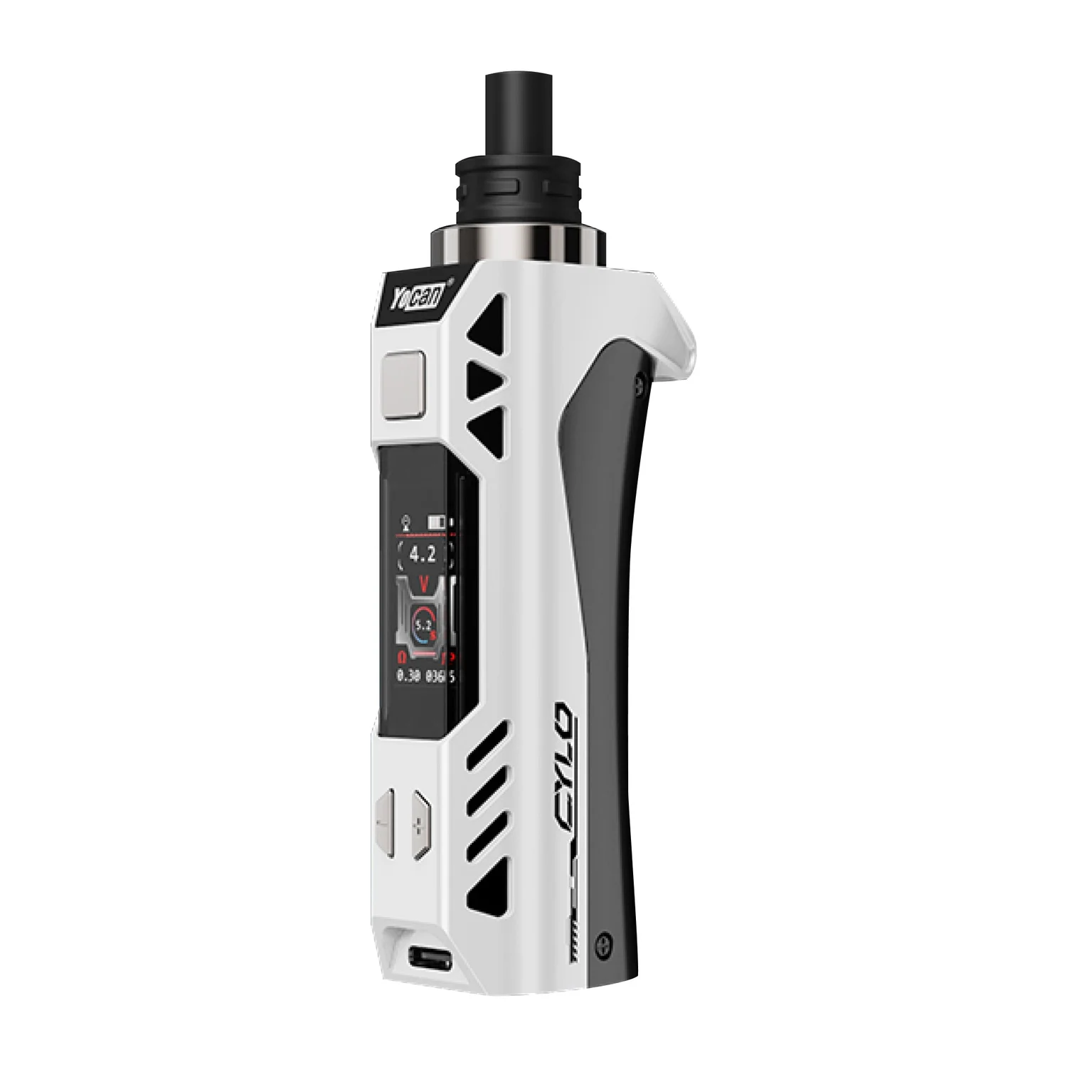 YOCAN CYLO WHITE BLACK WHITE BLACK YOCAN CYLO Yocan HTC available at Puff N Pass Vapes in Abbotsford BC