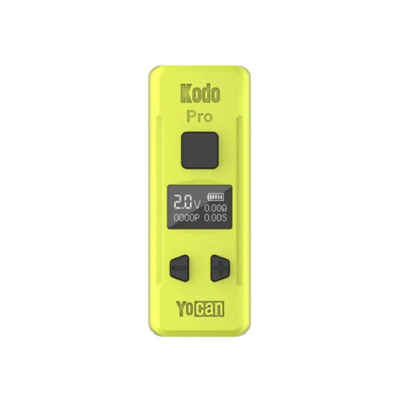YOCAN KODO PRO BATTERY YELLOW YELLOW YOCAN KODO Yocan HTC available at Puff N Pass Vapes in Abbotsford BC