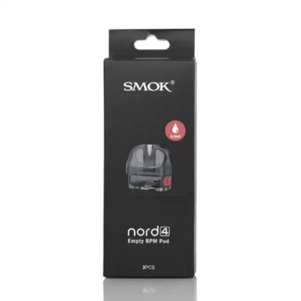SMOK NORD 4 RPM POD SINGLES 4 RPM SMOK NORD Refillable Pods & Coils Singles available at Puff N Pass Vapes in Abbotsford BC