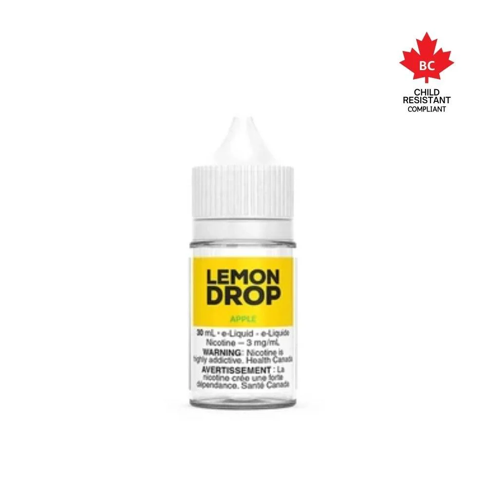 LEMON DROP 0.1 30ML GREEN APPLE GREEN APPLE LEMON DROP E-Liquids 0.1-10mg available at Puff N Pass Vapes in Abbotsford BC