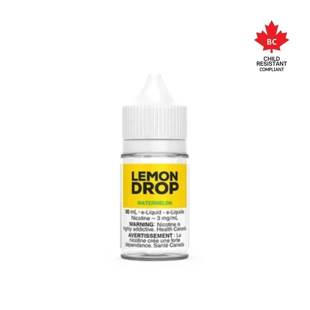 LEMON DROP 0.1 30ML WATERMELON WATERMELON LEMON DROP E-Liquids 0.1-10mg available at Puff N Pass Vapes in Abbotsford BC