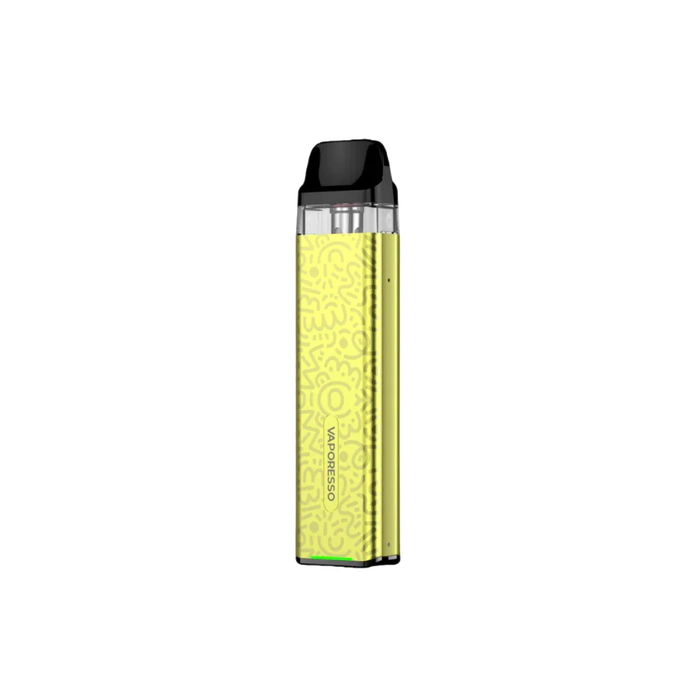 VAPORESSO XROS 3 MINI LEMON YELLOW 3 LEMON YELLOW VAPORESSO XROS Refillable Vapes available at Puff N Pass Vapes in Abbotsford BC