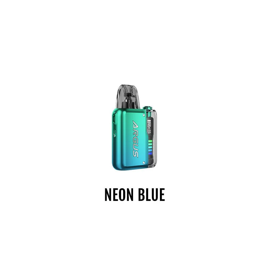 VOOPOO ARGUS P2 NEON BLUE P2 NEON BLUE VOOPOO ARGUS Refillable Vapes available at Puff N Pass Vapes in Abbotsford BC