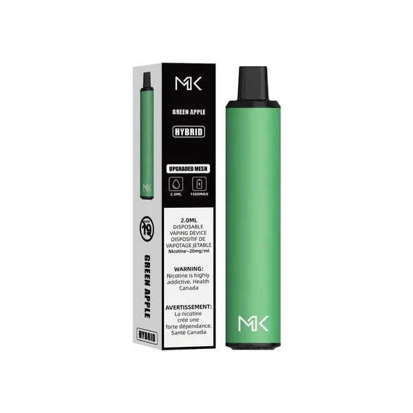 MASKKING GREEN APPLE GREEN APPLE Maskking Disposable Vapes available at Puff N Pass Vapes in Abbotsford BC