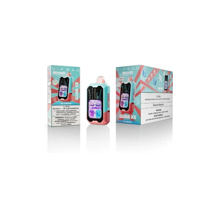 RIFBAR MIXPRO GUAVA ICE GUAVA ICE RIFBAR MIXPRO Disposable Vapes available at Puff N Pass Vapes in Abbotsford BC