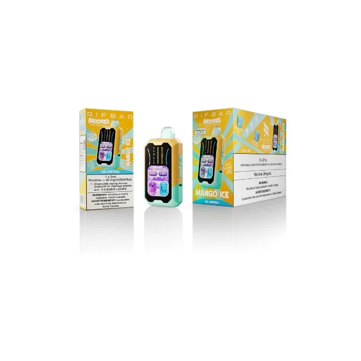 RIFBAR MIXPRO MANGO ICE MANGO ICE RIFBAR MIXPRO Disposable Vapes available at Puff N Pass Vapes in Abbotsford BC