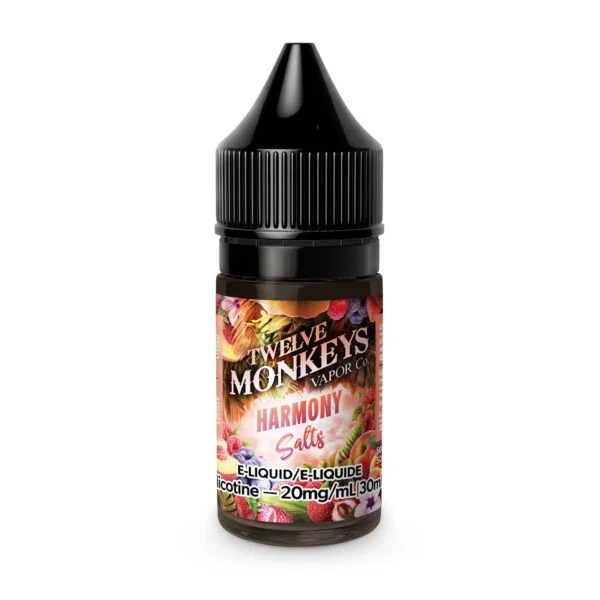 TWELVE MONKEYS 10MG HARMONY HARMONY TWELVE MONKEYS E-Liquids 0.1-10mg available at Puff N Pass Vapes in Abbotsford BC