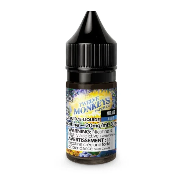 TWELVE MONKEYS 10MG MIRAGE MIRAGE TWELVE MONKEYS E-Liquids 0.1-10mg available at Puff N Pass Vapes in Abbotsford BC