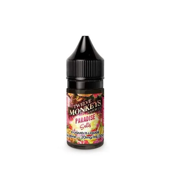 TWELVE MONKEYS 10MG PARADISE PARADISE TWELVE MONKEYS E-Liquids 0.1-10mg available at Puff N Pass Vapes in Abbotsford BC