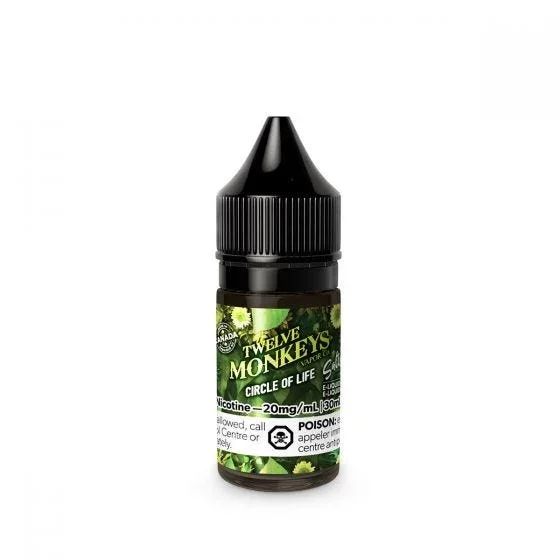TWELVE MONKEYS 20MG CIRCLE OF LIFE CIRCLE OF LIFE TWELVE MONKEYS E-Liquids 12-20mg available at Puff N Pass Vapes in Abbotsford BC