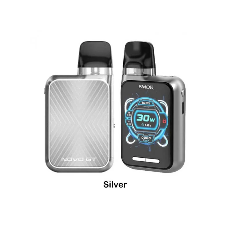 SMOK NOVO GT BOX SILVER GT BOX SILVER SMOK NOVO Refillable Vapes available at Puff N Pass Vapes in Abbotsford BC