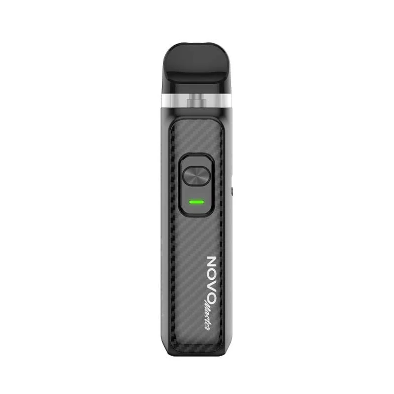 SMOK NOVO MASTER BLACK CARBON FIBER BLACK CARBON FIBER SMOK NOVO Refillable Vapes available at Puff N Pass Vapes in Abbotsford BC