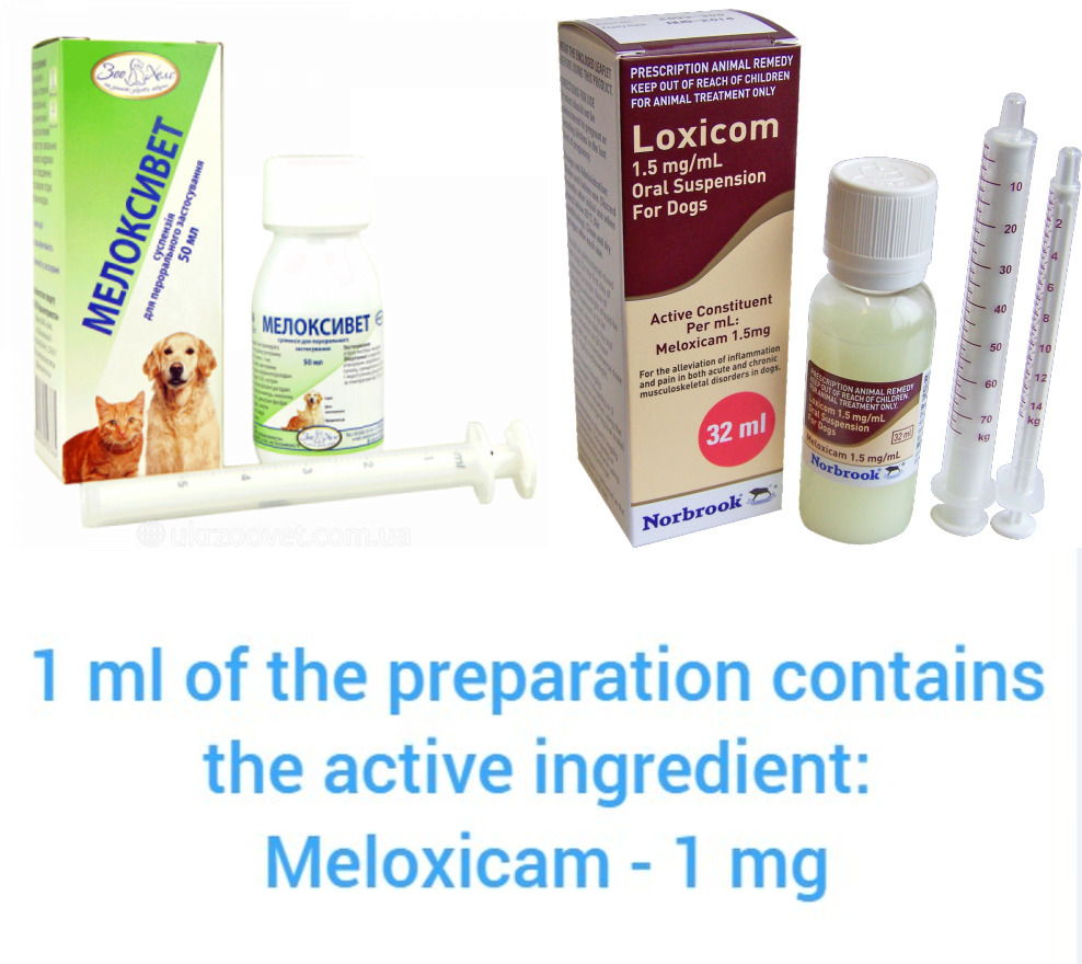 ( Meloxicam ) Suspension for oral administration analogue of Meloxidyl,OroCam,Loxicom,Conzol,Metacam | Zoovetpets
