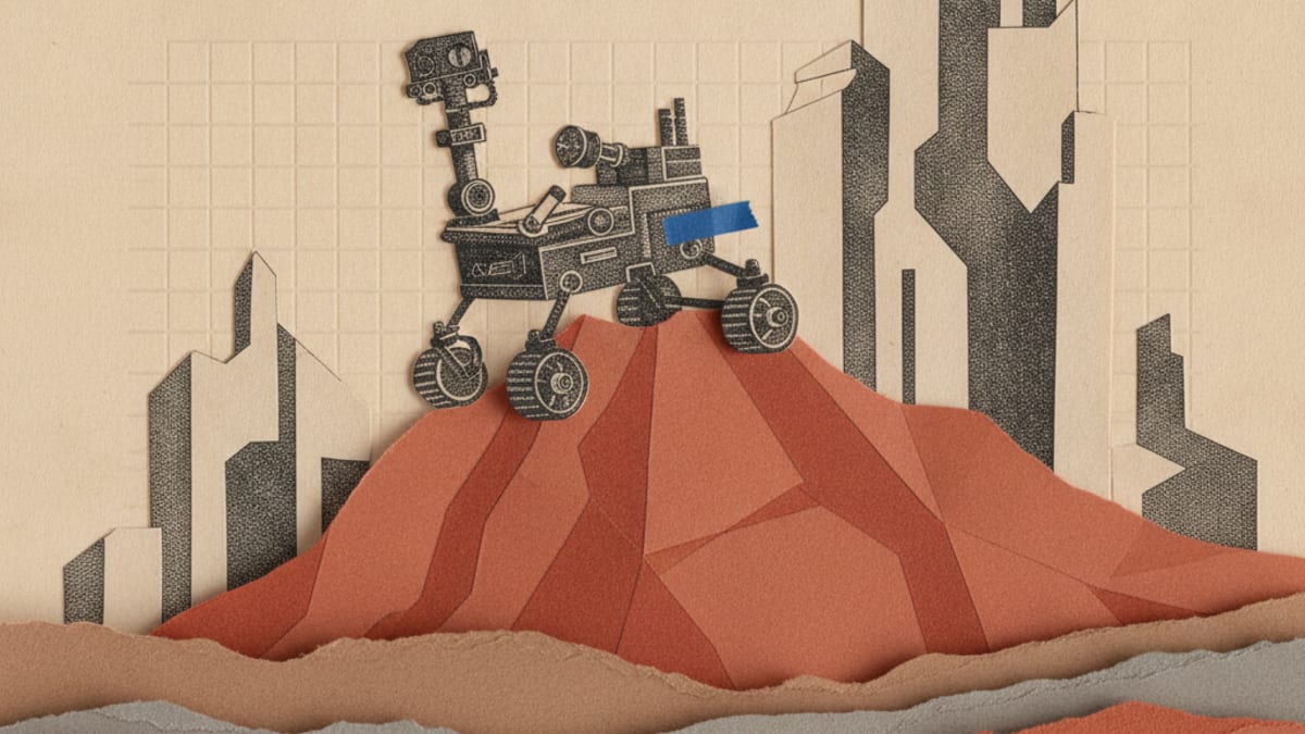 Curiosity photographie une aube martienne sans filtre