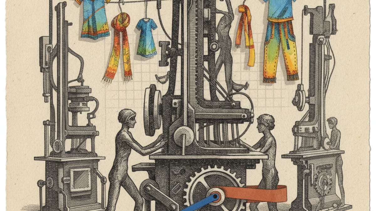 Artisanat textile : une création au Gosier