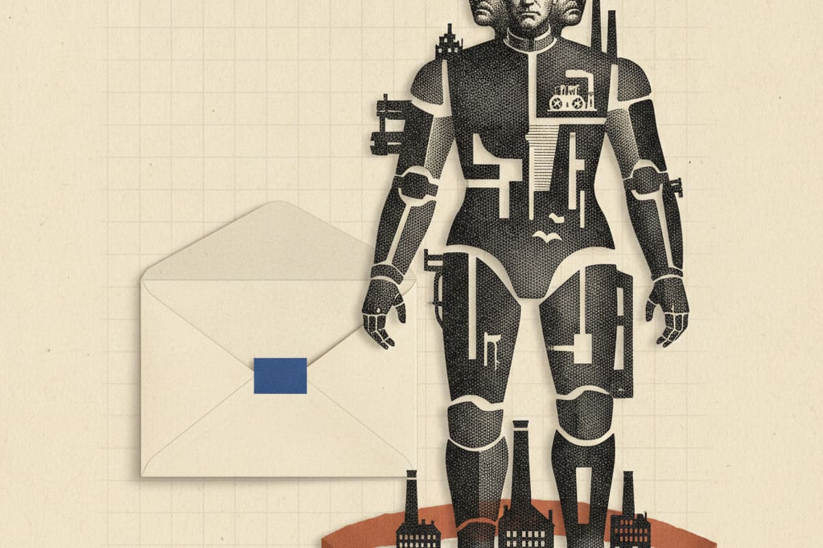 Illustration editoriale : Un faux courriel étatique trompe les contrôles de Revolut