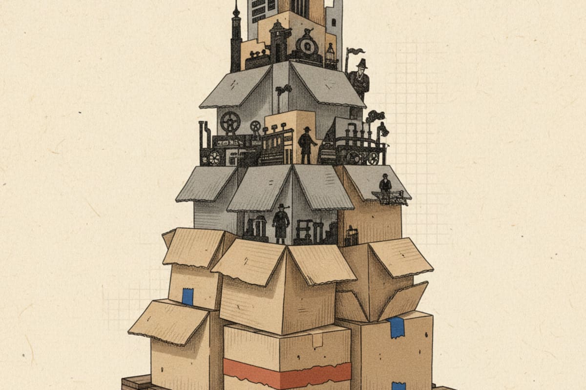 Illustration editoriale : Kheops centralise les achats directs des supermarchés
