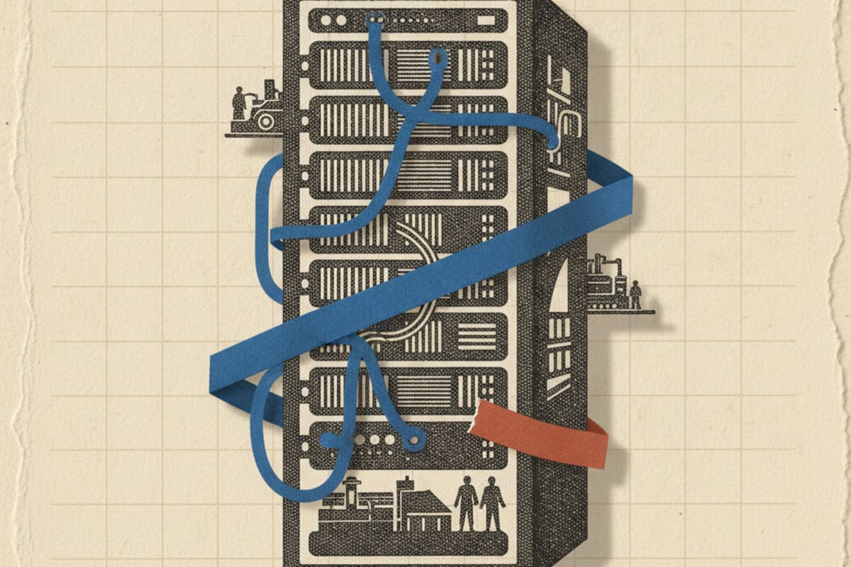 Illustration editoriale : Un agent autonome pénètre les bases de Medicare