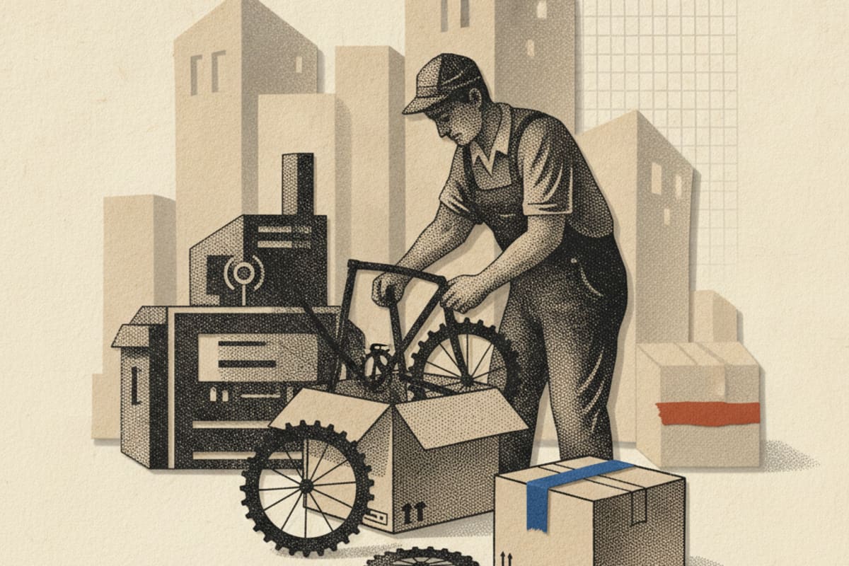Illustration editoriale : Accell réembauche 65 salariés pour deux mois