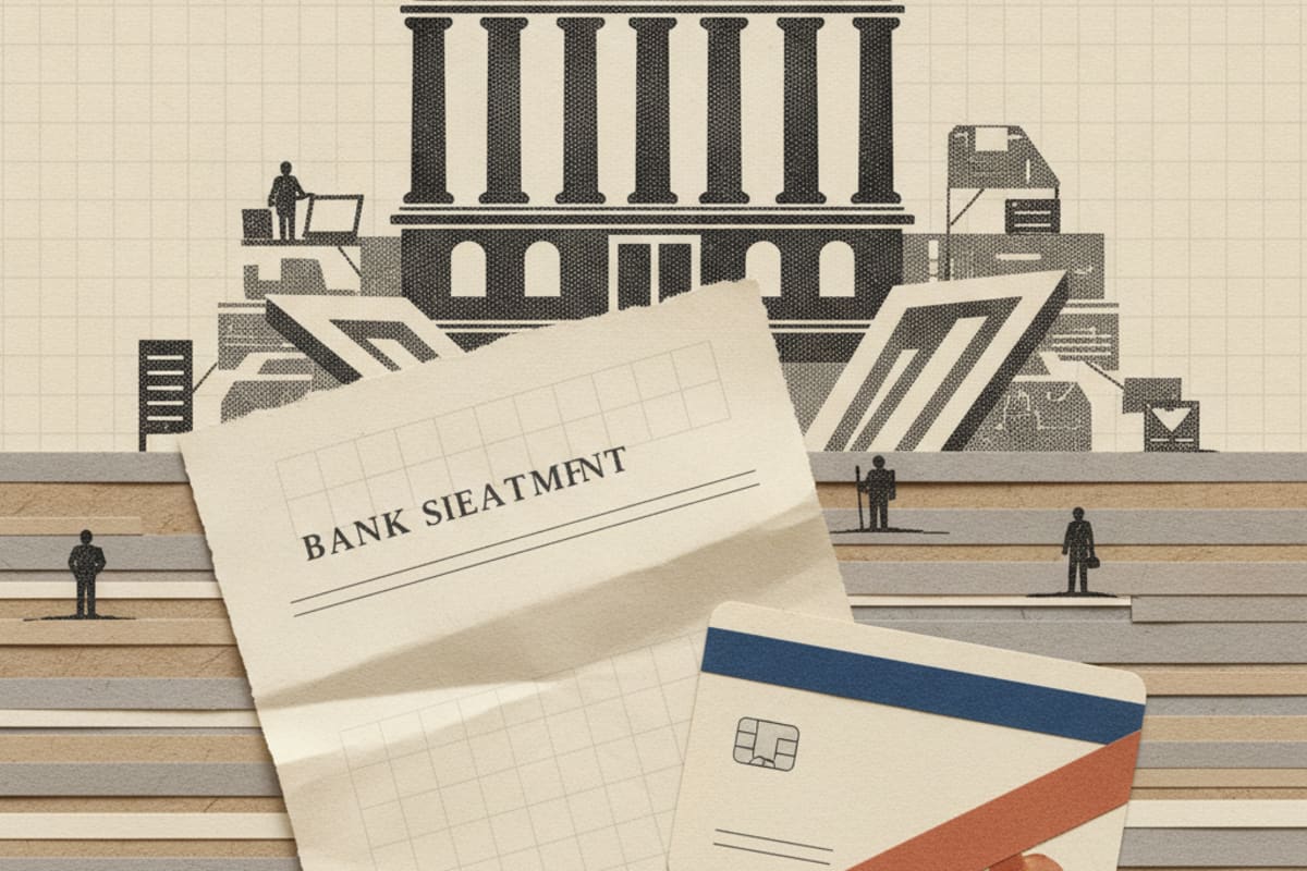 Illustration editoriale : L'interdiction bancaire maintient l'accès à la création