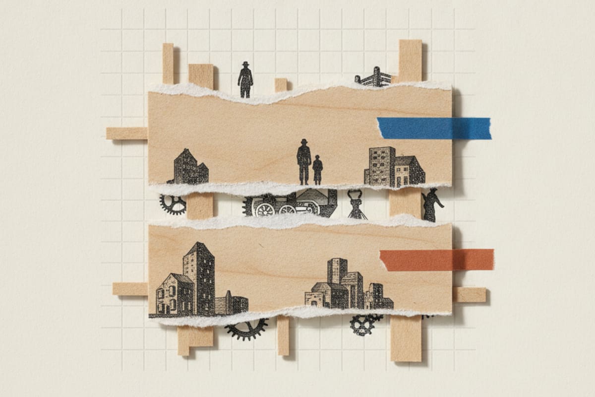 Illustration editoriale : Deux épaisseurs remplacent le gros œuvre humide