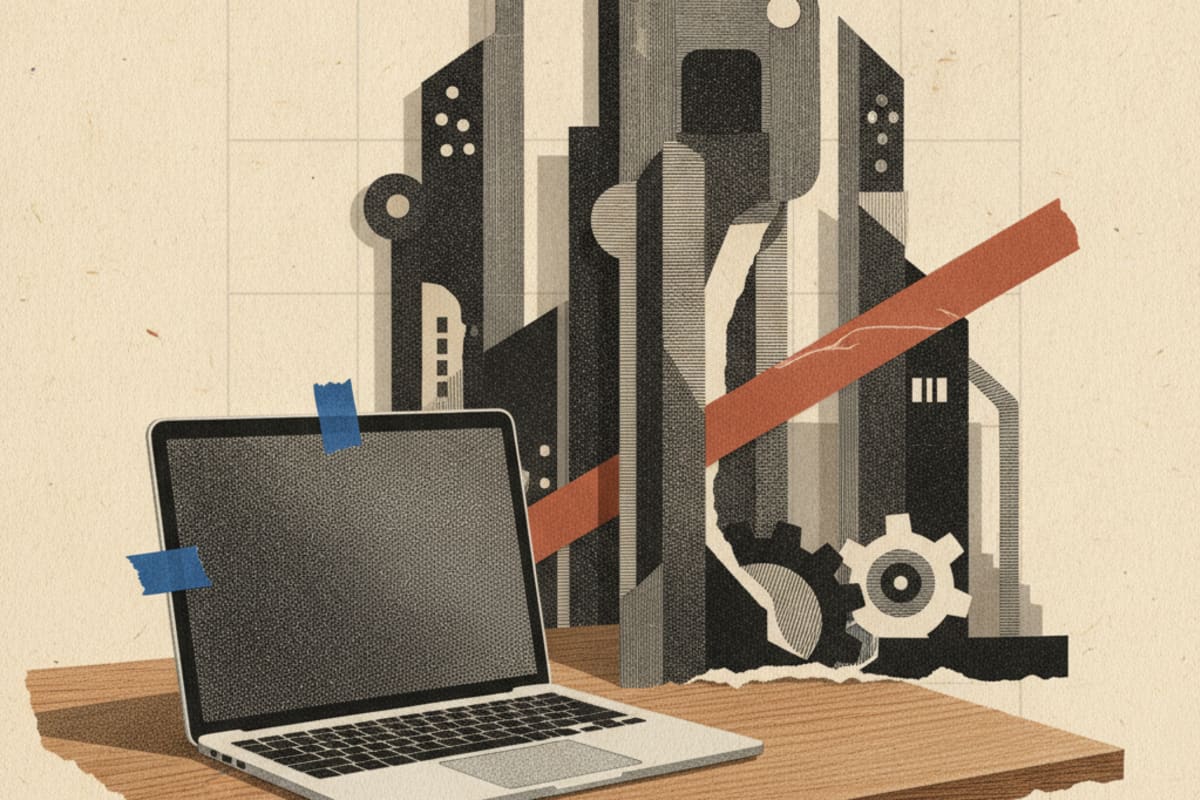 Illustration editoriale : Microsoft efface le label de ses gammes 2026