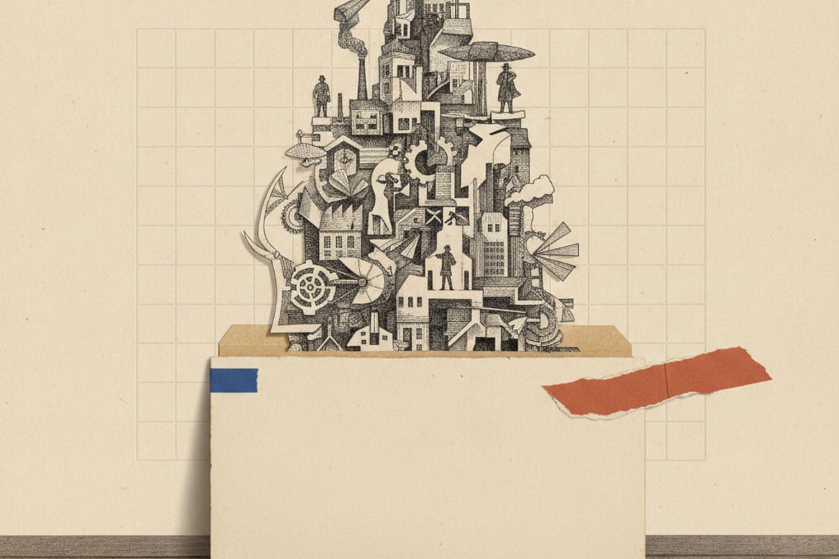 Illustration editoriale : L'IA générative inonde les boîtes de réception