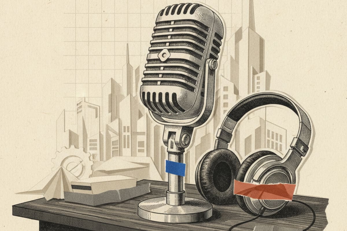 Illustration editoriale : Le traitement textuel cède face au son