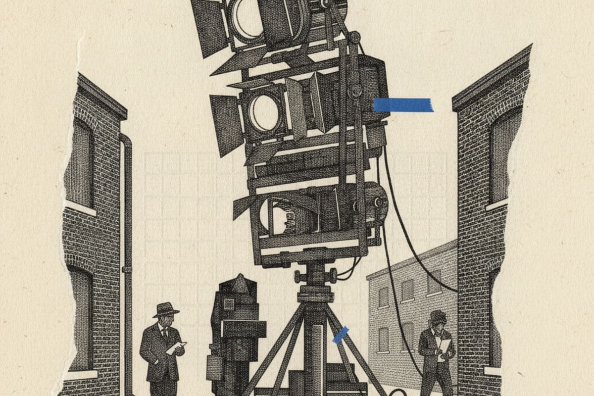 Illustration editoriale : Le tournage canadien devance la diffusion