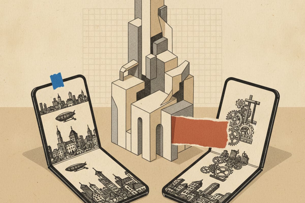 Illustration editoriale : Le format allongé défie la tendance passeport