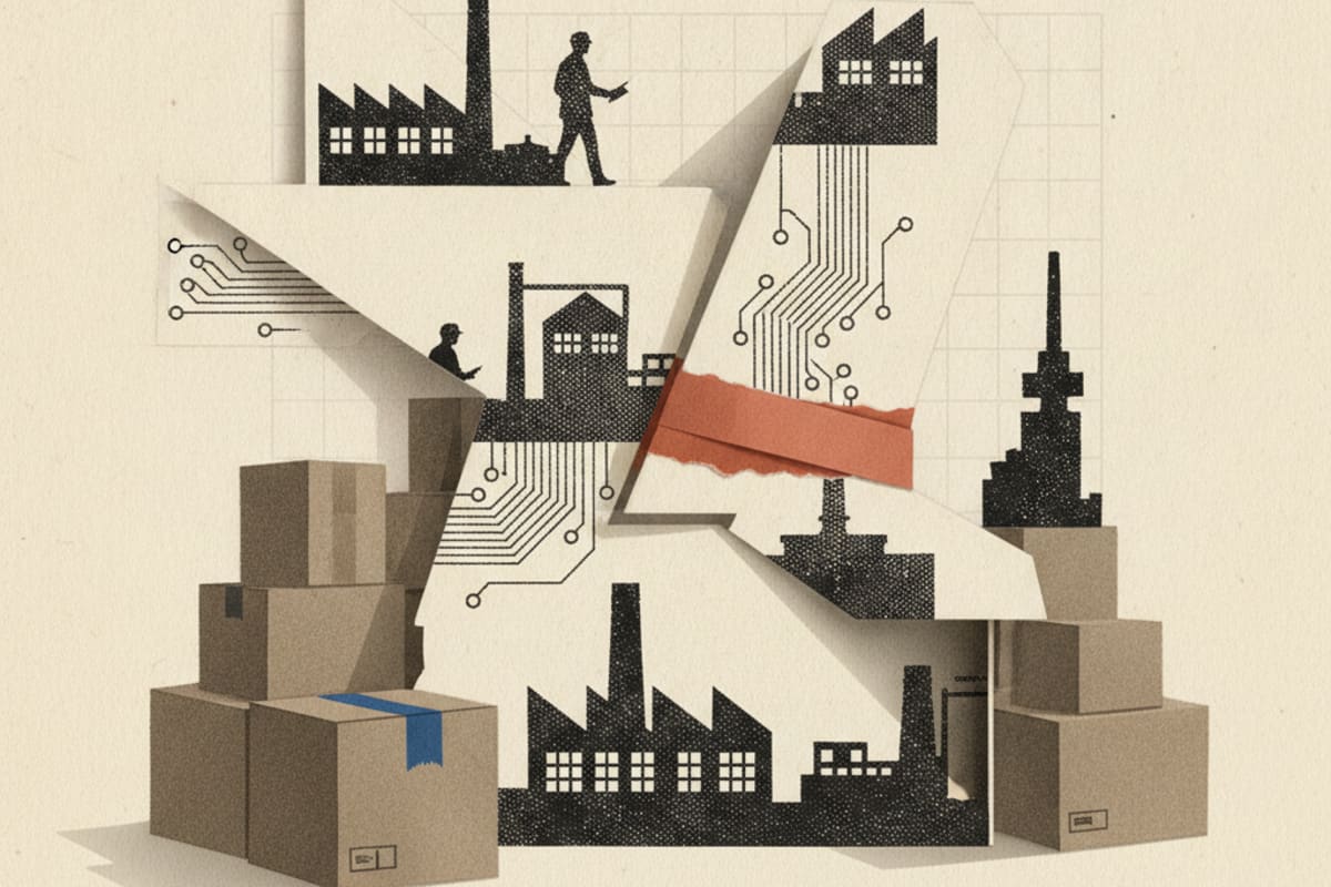 Illustration editoriale : Coqli fabrique des cartons vosgiens pour les artisans