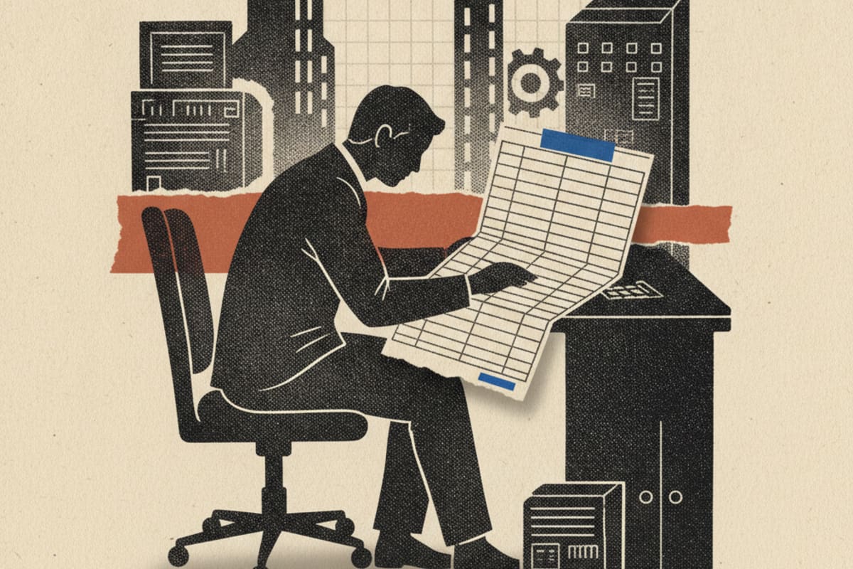 Illustration editoriale : Microsoft intègre un générateur de tableaux de bord