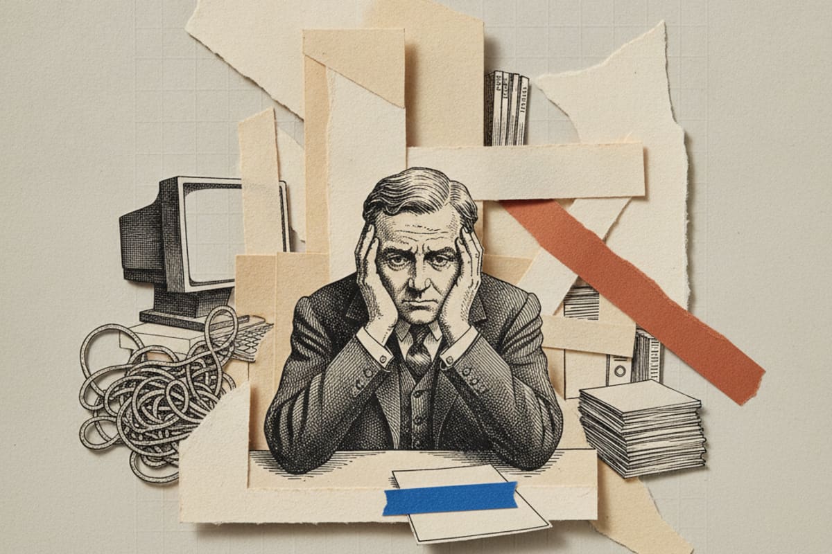 Illustration editoriale : Les fonctionnaires dénoncent une ergonomie défaillante